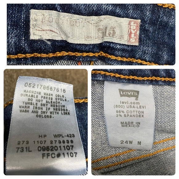 Levi’s 515 Boot Cut Jeans Blue - Picture 12 of 13